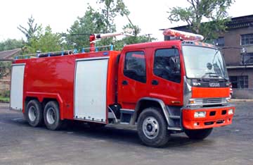 五十鈴雙橋泡沫消防車