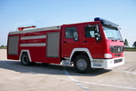 重汽豪濼單橋泡沫消防車(chē)